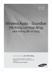 Samsung 320 W 2.1Ch Soundbar H551 Hướng dẫn sử dụng