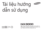 Samsung NX3000 Hướng dẫn sử dụng