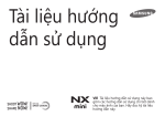 Samsung NXF1 Hướng dẫn sử dụng