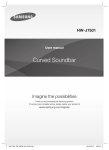 Samsung Curved Wireless SOUNDBAR HW-J7501(TV JU7500贈品，不單獨販售) 用戶手冊