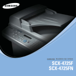 Samsung SCX-4725FN 用戶手冊
