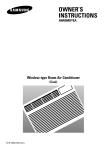 Samsung AW05MDYEA/XFO User Manual