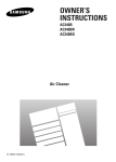 Samsung AC340B User Manual