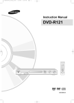 Samsung DVD-R121 User Manual