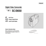 Samsung SC-D6550 User Manual