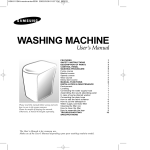 Samsung WA650CJ User Manual