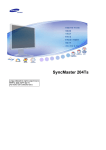 Samsung 204TS User Manual