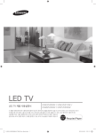 Samsung LED TV J5300AF 138 cm User Manual