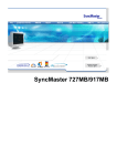 Samsung 727MB User Manual