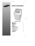 Samsung WA75N6 User Manual