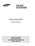 Samsung CS-21T40MA User Manual