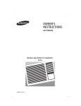 Samsung AWT18WBHDFDXTL User Manual