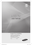 Samsung LA32C590H1R User Manual