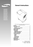 Samsung WT8507AG User Manual