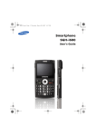 Samsung SGH-I600 Windows User Manual