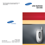 Samsung SGH-X458 User Manual