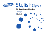 Samsung HS3000 藍牙耳機
(粉紅色) User Manual