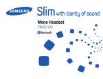 Samsung HM3100 藍牙耳機 User Manual