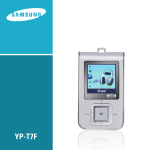 Samsung YP-T7FZS User Manual