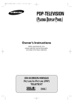 Samsung PS-42D4S User Manual