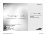 Samsung MC32F6C6TCT Convection MWO with Smart Multi Sensor, 32 L User Manual