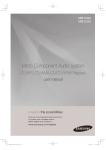 Samsung MM-D320 Micro System User Manual