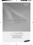 Samsung MX-D830D User Manual