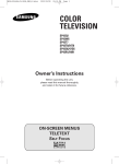 Samsung SP-43R1HL User Manual