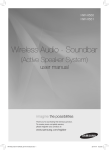 Samsung 320 W 2.1Ch Soundbar H550 User Manual