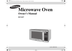 Samsung MW123ST 34

Litre electronic Microwave User Manual
