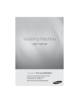 Samsung WA80U3WIP

8kg  Double Storm Washer User Manual