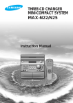 Samsung MAX-N25 manual de utilizador