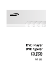 Samsung DVD-P375K manual de utilizador