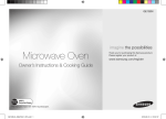 Samsung Micro-ondes

grill de 28?l GE102N-S manual de utilizador