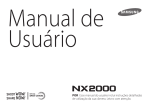 Samsung NX2000 (20-50 mm) manual de utilizador