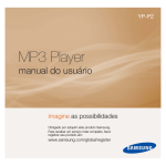 Samsung YP-P2AB manual de utilizador