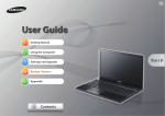 Samsung NP300V5A-S03ZA O impacto de uma moldura fina manual de utilizador(Windows 7)