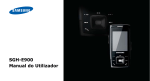 Samsung SGH-E900 manual de utilizador