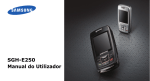 Samsung SGH-E250D manual de utilizador