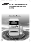 Samsung MM-T5 manual de utilizador