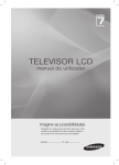 Samsung LA55C750R2R manual de utilizador