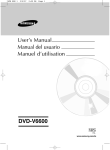 Samsung DVD-V6600 manual de utilizador