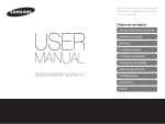 Samsung DV100 manual de utilizador