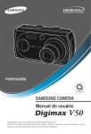 Samsung DIGIMAX V50 manual de utilizador