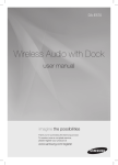 Samsung Wireless Audio-Dock E570 Manuel de l'utilisateur