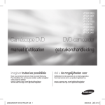 Samsung VP-DX100 Manuel de l'utilisateur