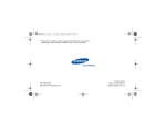 Samsung SGH-X140 User Manual