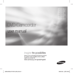 Samsung VP-DX100H User Manual