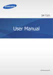 Samsung Galaxy Tab Pro (8.4") 2014 Edition Wi-Fi User Manual