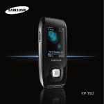 Samsung YP-T9JAB User Manual